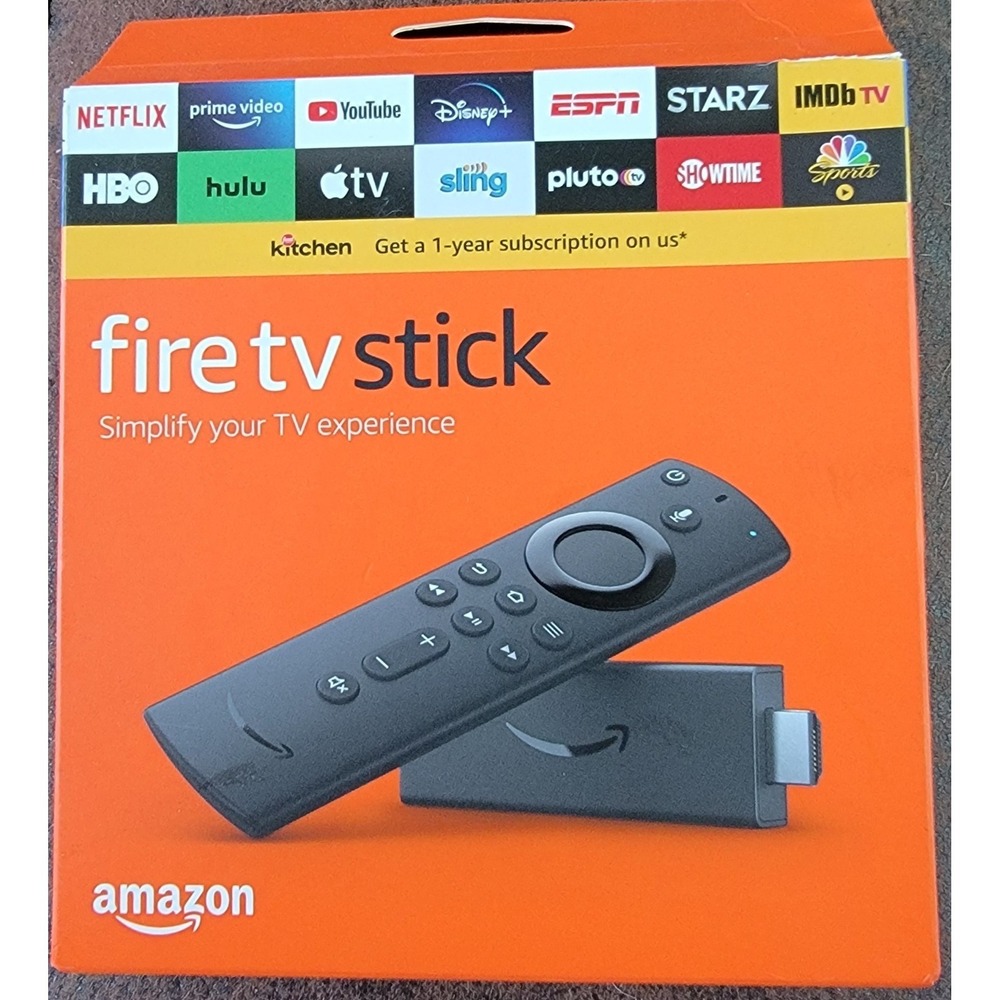 Amazon Fire TV Stick Alexa Voice Remote Dolby Atmos 1080p Wi-Fi HDMI Black